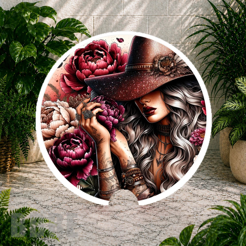 Floral Cowgirl 2 Coaster Sublimation Wrap