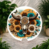 Floral Skull 2 Coaster Sublimation Wrap