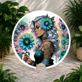 Floral Goddess 11 Coaster Sublimation Wrap
