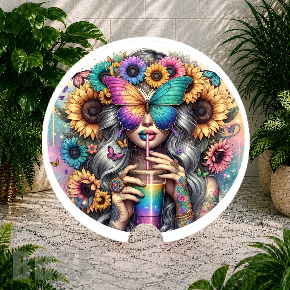 Butterfly Beauty 10 Coaster Sublimation Wrap