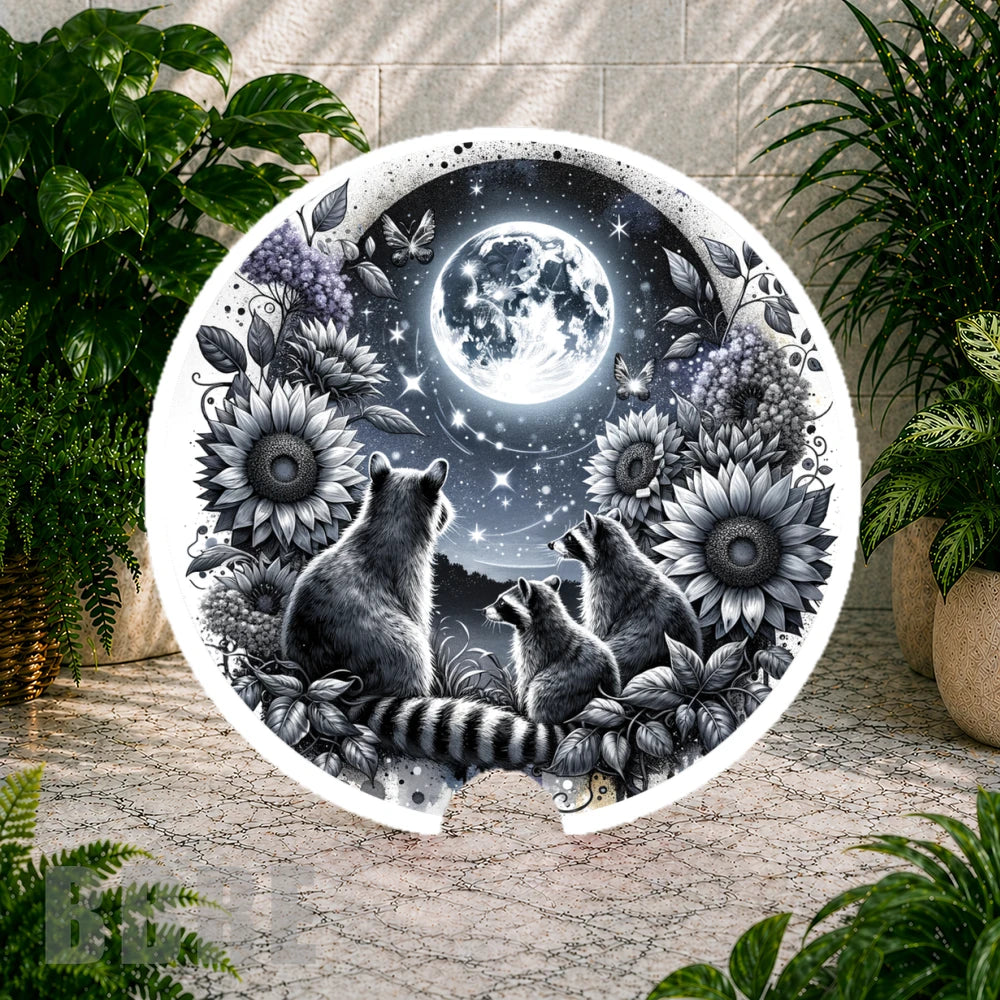 Moonlit Raccoons Coaster Sublimation Wrap