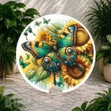Butterfly Sunflowers 3 Coaster Sublimation Wrap
