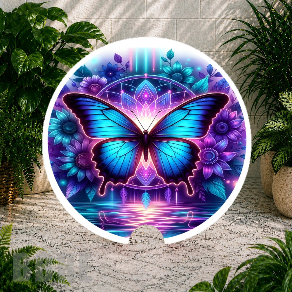 Vibrant Butterfly Coaster Sublimation Wrap