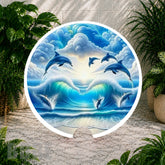 Ocean Dolphins Coaster Sublimation Wrap