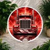 Red Truck Coaster Sublimation Wrap