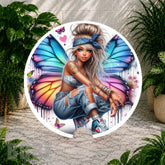 Butterfly Girl Coaster Sublimation Wrap
