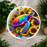 Colorful Turtle Coaster Sublimation Wrap