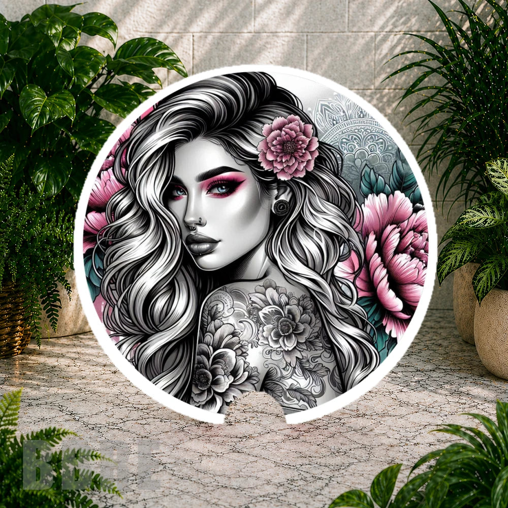Floral Beauty 18 Coaster Sublimation Wrap