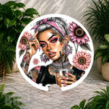 Floral Beauty Coaster Sublimation Wrap