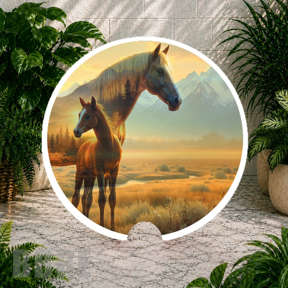 Majestic Horses 2 Coaster Sublimation Wrap