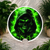 Green Skull 2 Coaster Sublimation Wrap