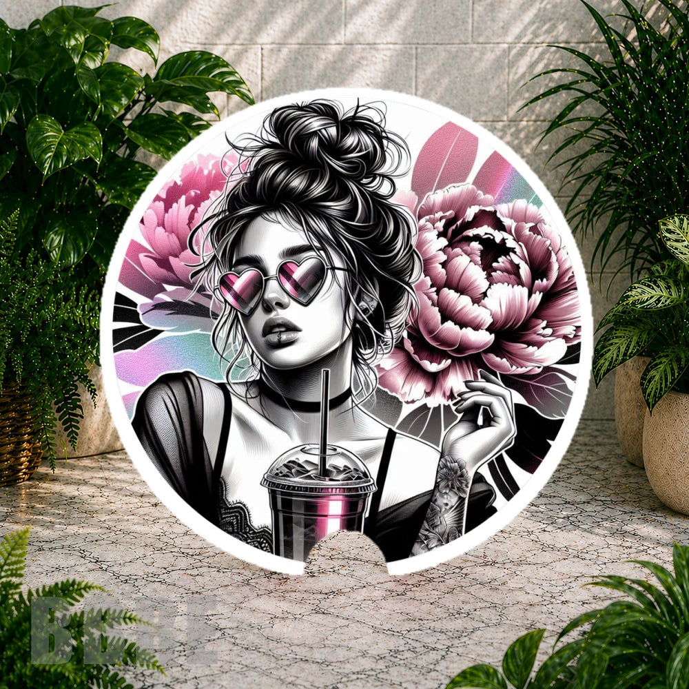 Floral Chic 5 Coaster Sublimation Wrap