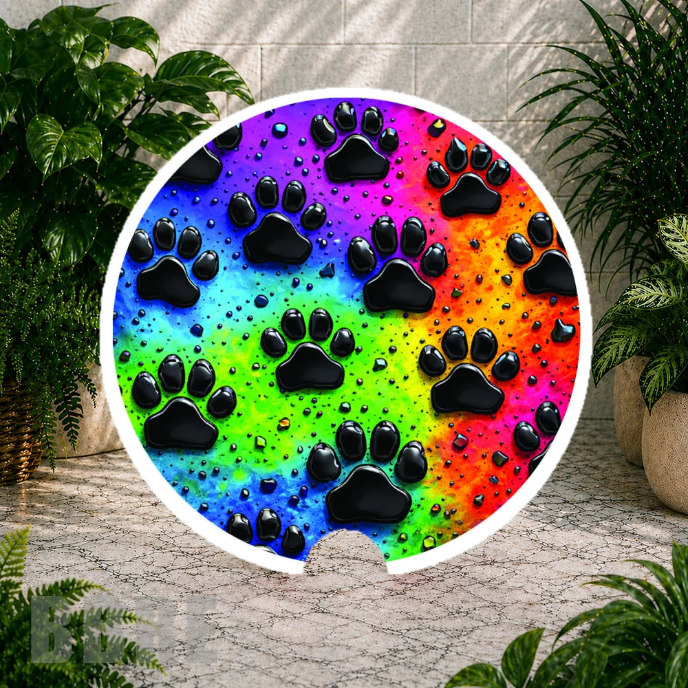 Rainbow Paws Coaster Sublimation Wrap