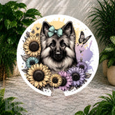 Floral Dog 4 Coaster Sublimation Wrap