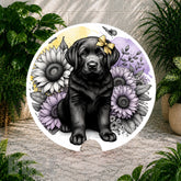 Floral Puppy Coaster Sublimation Wrap