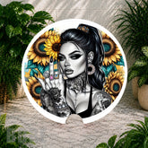 Sunflower Queen 3 Coaster Sublimation Wrap