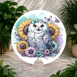 Owl Floral 6 Coaster Sublimation Wrap