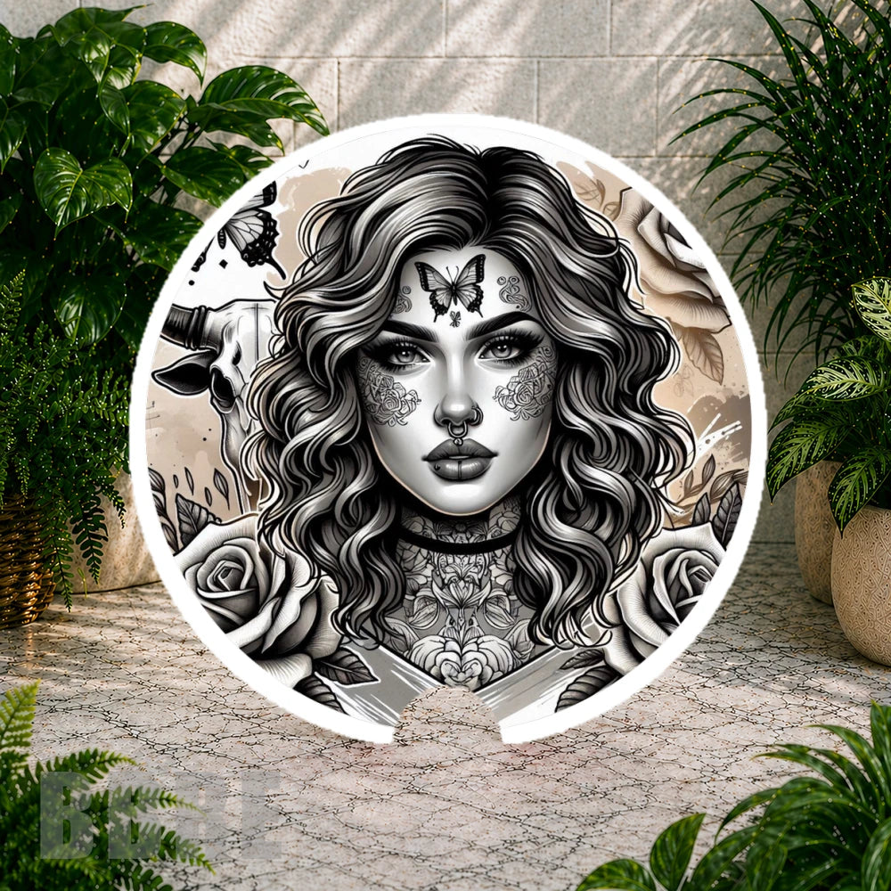 Gothic Beauty 5 Coaster Sublimation Wrap
