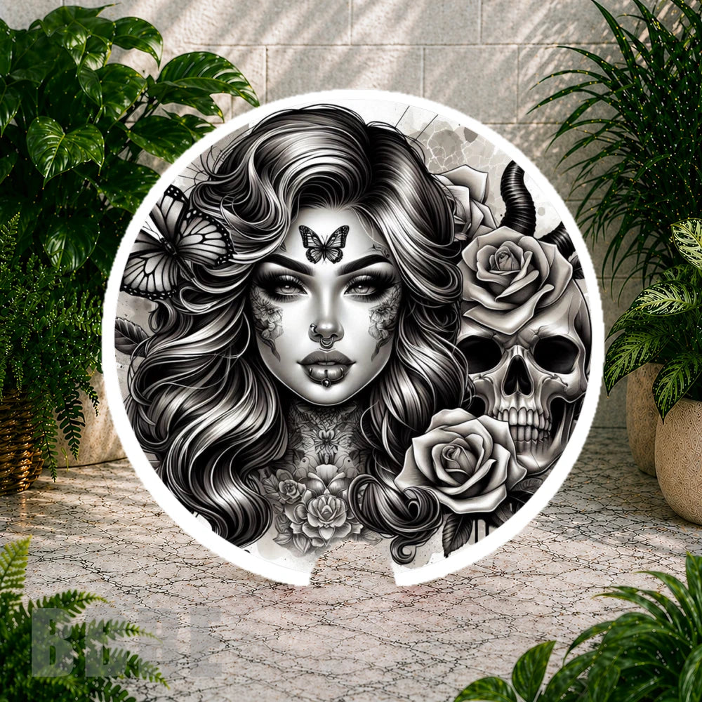 Gothic Beauty 6 Coaster Sublimation Wrap