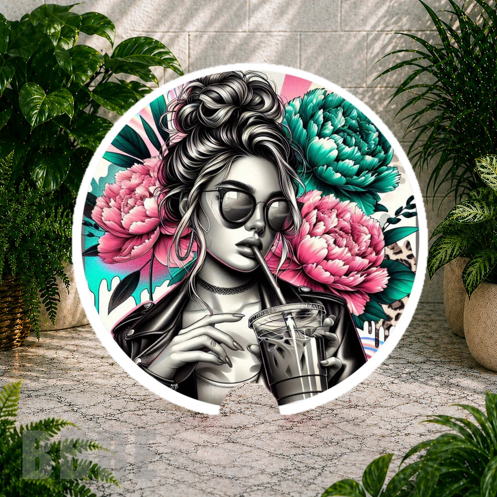 Floral Chic 7 Coaster Sublimation Wrap