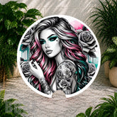 Tattooed Beauty 6 Coaster Sublimation Wrap