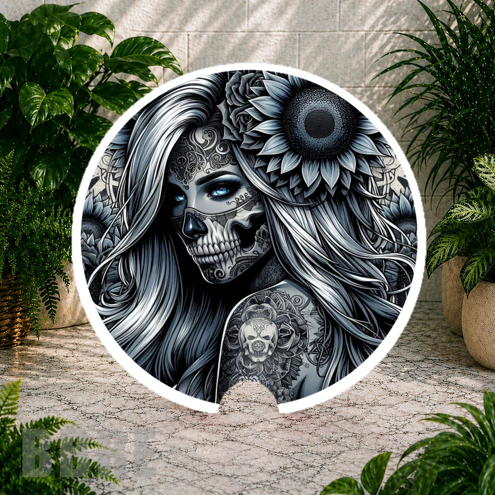 Sugar Skull Coaster Sublimation Wrap