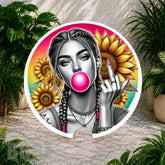Sunflower Girl 6 Coaster Sublimation Wrap