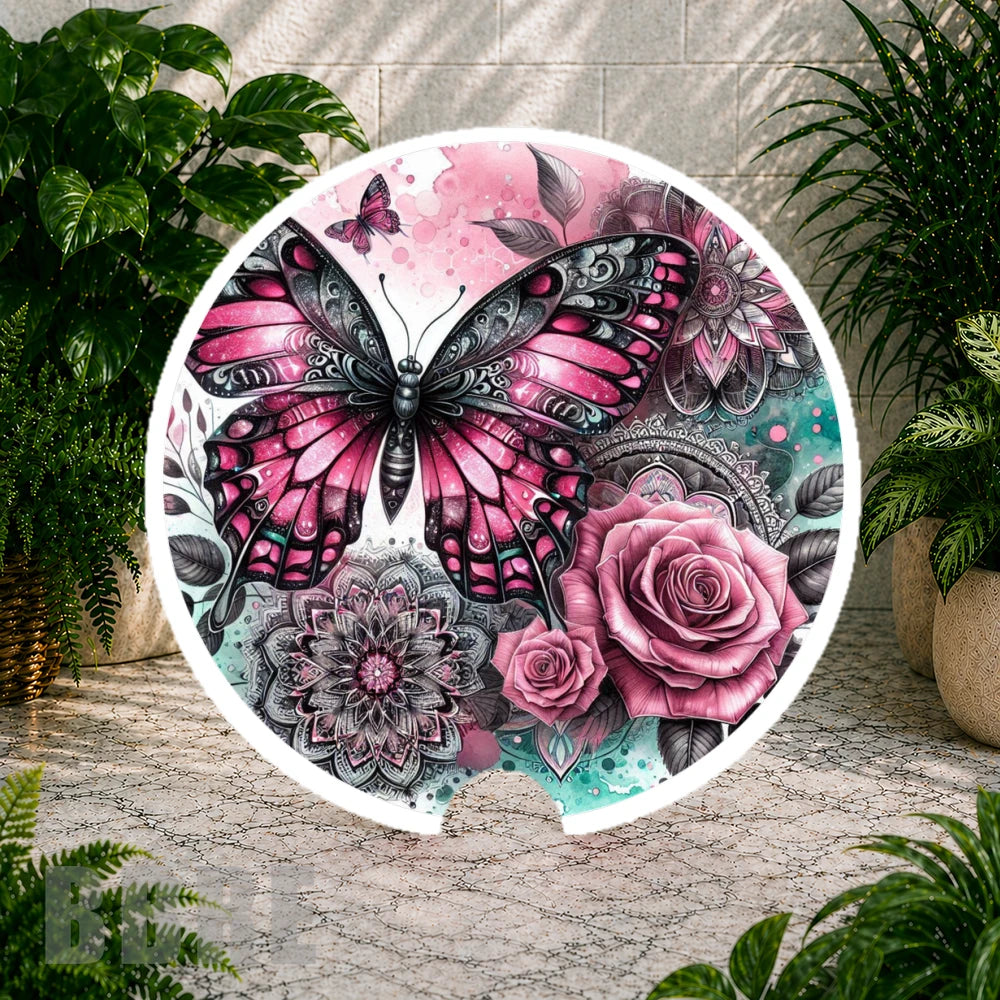 Butterfly Blossom 10 Coaster Sublimation Wrap