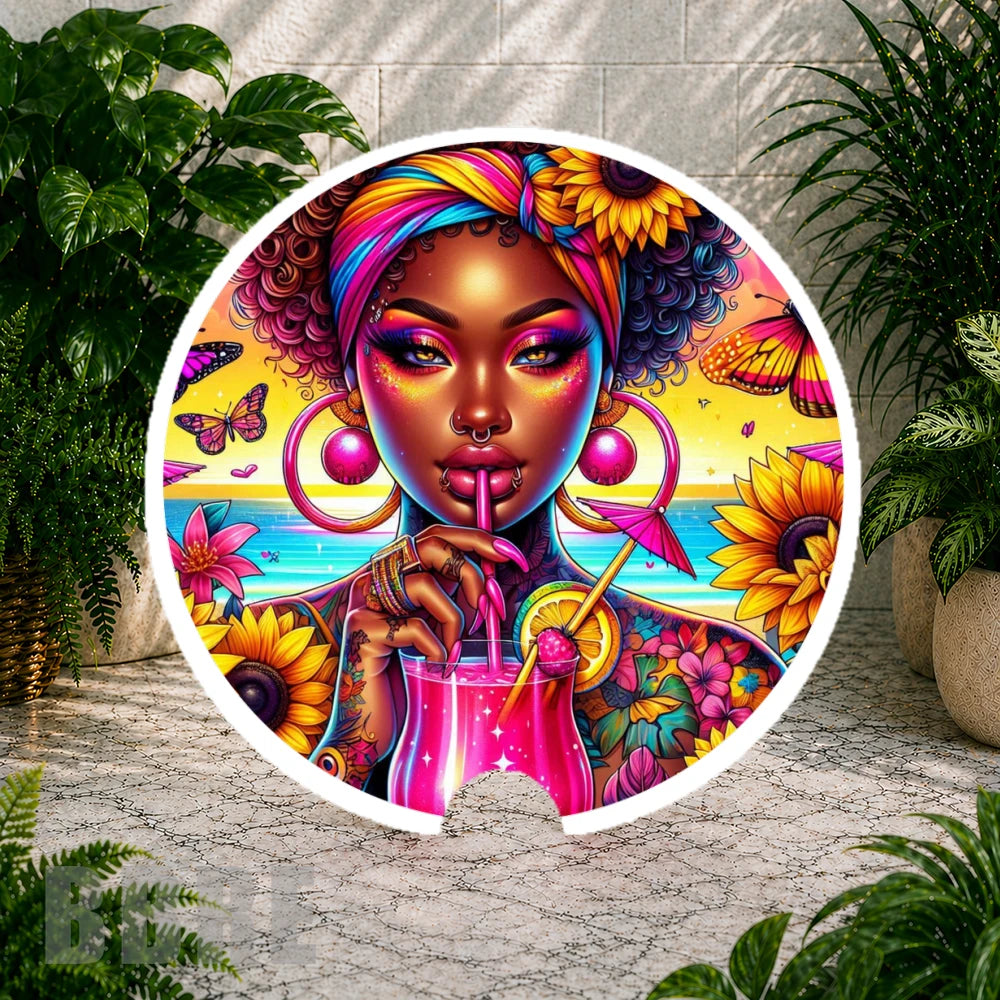 Tropical Vibes 3 Coaster Sublimation Wrap