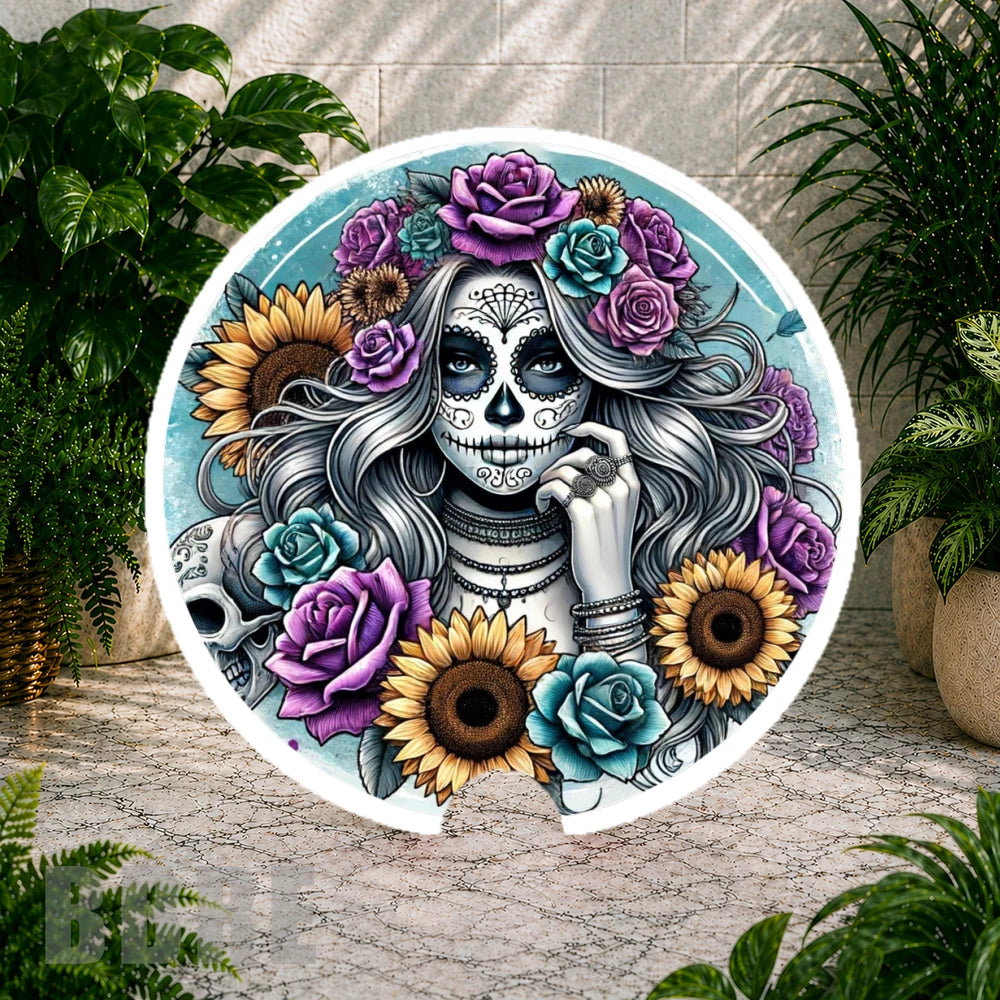 Sugar Skull 13 Coaster Sublimation Wrap
