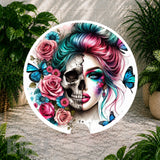 Skull Beauty 4 Coaster Sublimation Wrap