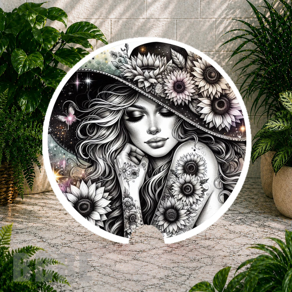 Floral Lady 3 Coaster Sublimation Wrap