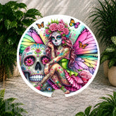 Butterfly Skull 2 Coaster Sublimation Wrap