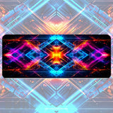 Neon Geometric Faded Image