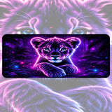 Neon Lion Faded Image