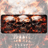 Fiery Skull Faded Image