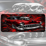 Red Skull Car Faded Image