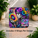 Positive Thoughts Digital Clock Transfer