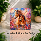 Equine Beauty Digital Clock Transfer