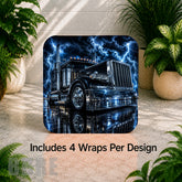 Truck Thunder Digital Clock Transfer