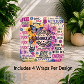 Colorful Quotes Digital Clock Transfer