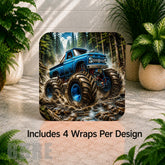 Monster Truck Digital Clock Transfer