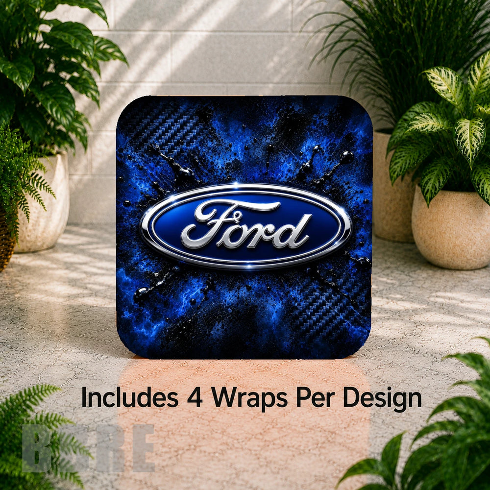 Ford Logo Digital Clock Transfer