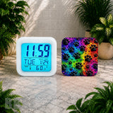 Paw Print Digital Clock Transfer
