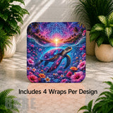 Tropical Turtle 2 Digital Clock Transfer