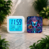Butterfly Bloom 2 Digital Clock Transfer