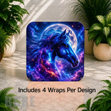 Celestial Horse Digital Clock Transfer