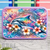 Colorful Dolphin Lunch Box Transfer