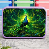 Peacock Dream Lunch Box Transfer