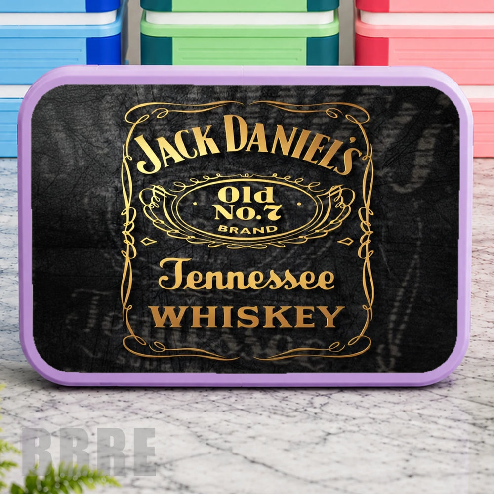Whiskey Label Lunch Box Transfer